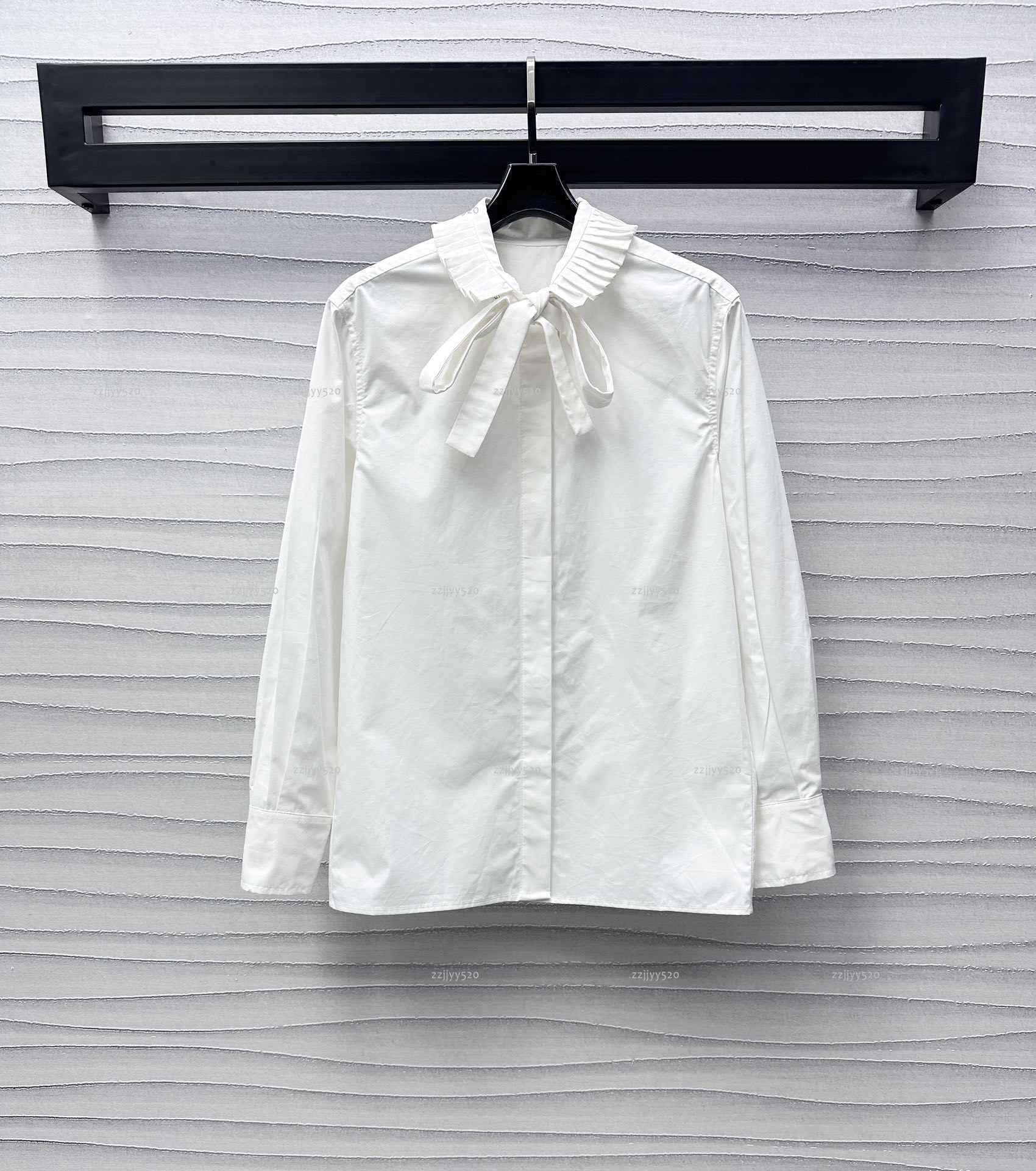 Brand Stamp women shirt autumn lady coat women designer clothes doll embroidery sticker long sleeved shirt A117X03N069