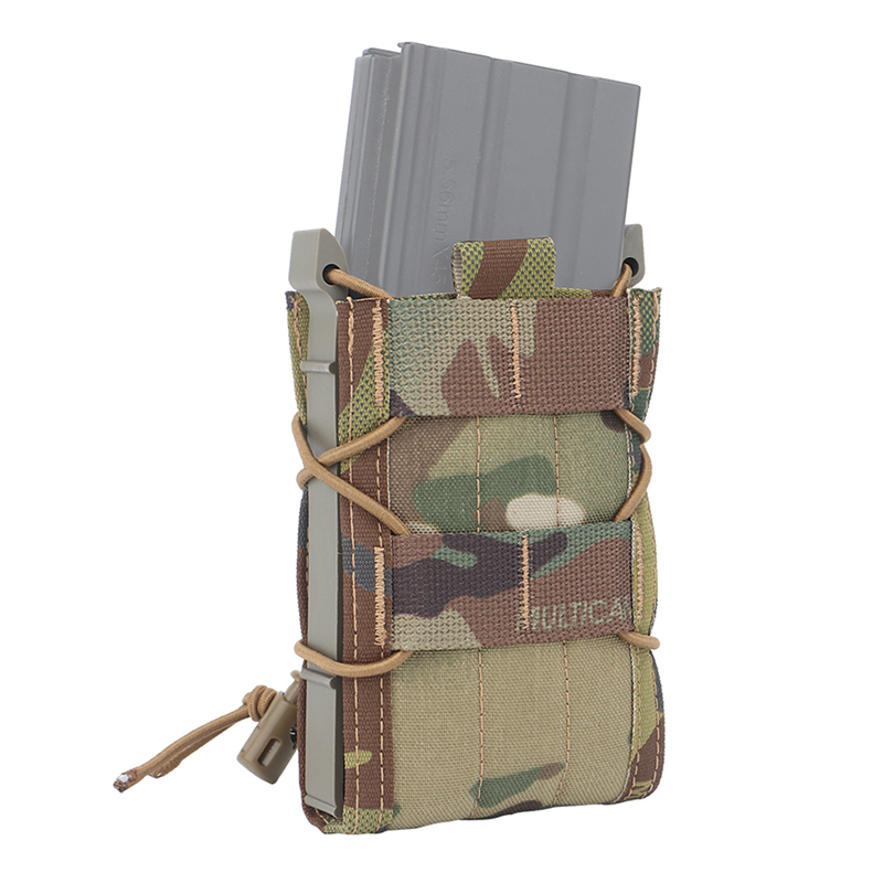Tactical Single 5.56mm Magazine Pouch Camouflage MOLLE Mag Lightweight Nylon Mag Airsoft Hunting Tactical Training Outdoor Gear