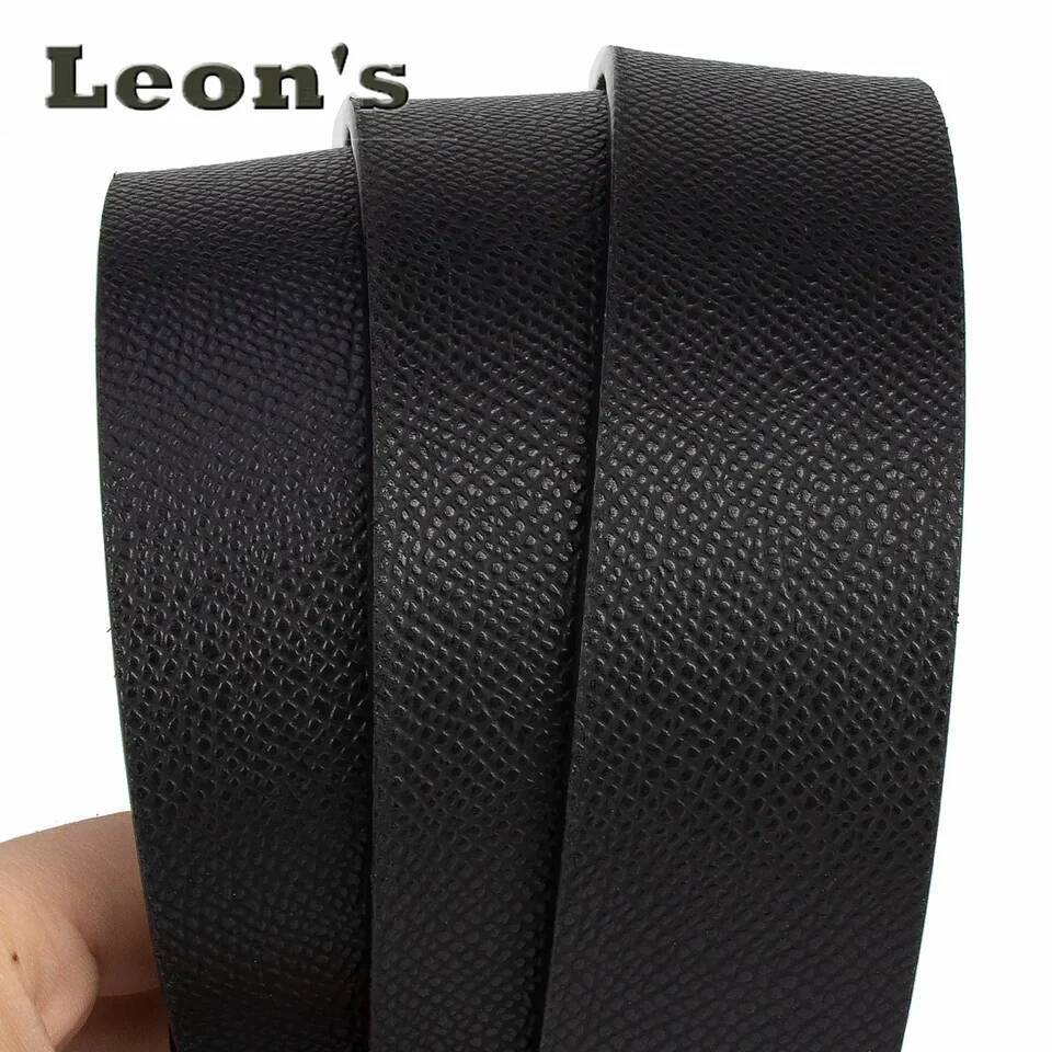 Men Business Belts Famous Brand Durable Leather Belt Dark Color Gift Light Luxury Style Fashion Accessory For Office Wear - view 7