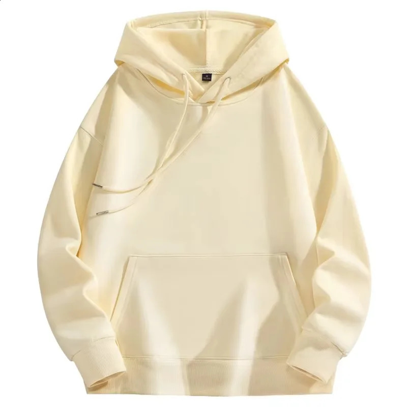 Soft and skin friendly hoodie mens solid color autumn and winter selling simple and comfortable sports shirt 260625 - view 5