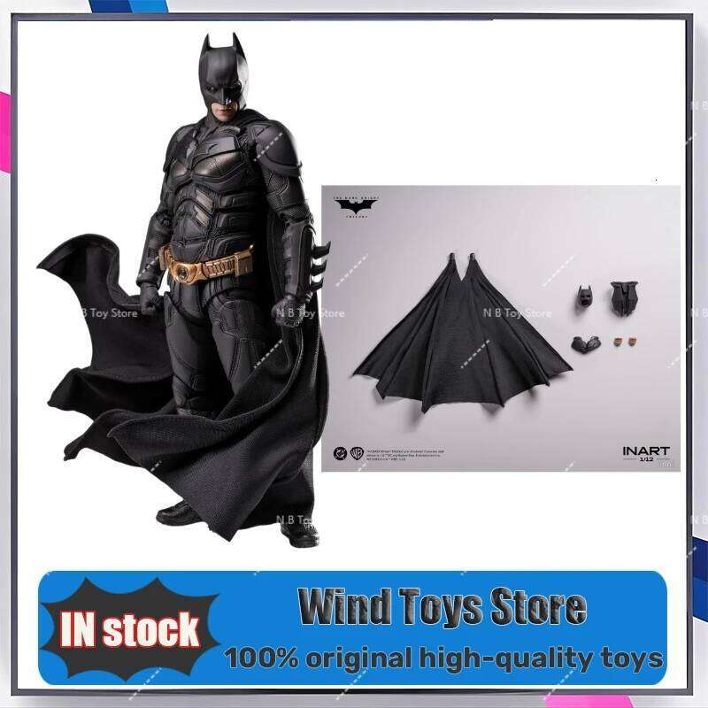 In Stock 24-hour Shipping INART Dark Knight Bat Men 1/12 Action Model Collectable Toy Figures Accessories Pack J260630