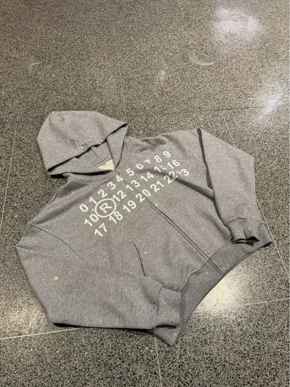 2026 Autumn American High Street Sparkling Diamond Starry Sky Digital Printed Zipper Hoodie Fashion Trendy Punk Y2K Niche 260625 - view 5