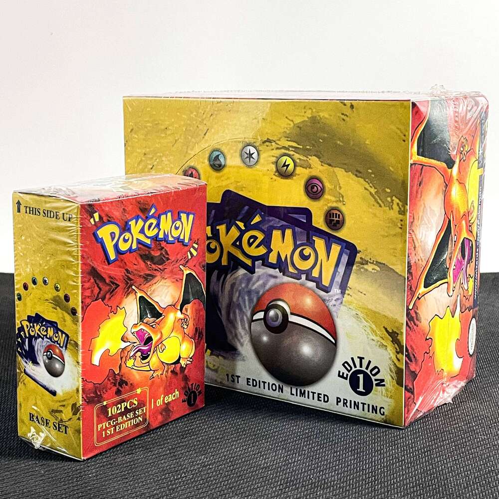 Ptcg 102 Pz/396 Pz PKM Base 1ST Edition Set Intero Booster Box (Edizione Illimi…
