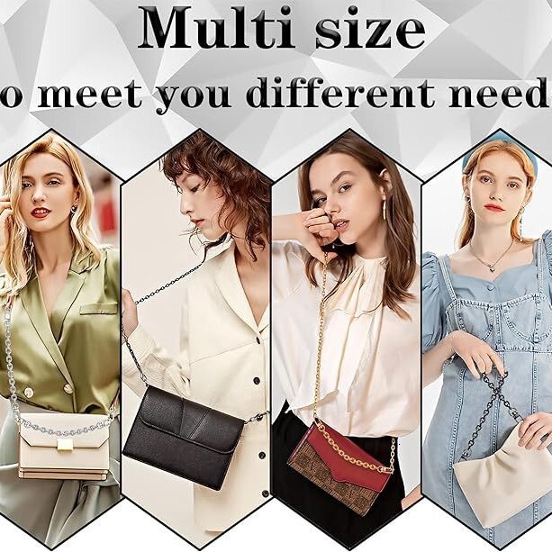 Designer bag extension replacement for underarm crossbody bag chain accessories - view 3