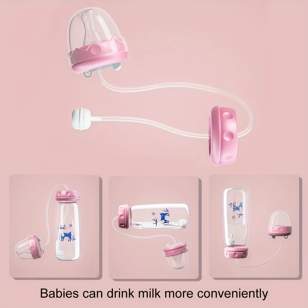 1pc LeakProof HandsFree Bottle for Lying Feeding FoodGrade PP Easy Clean AntiChoke Baby Drinks Sitting or 260630 - view 5