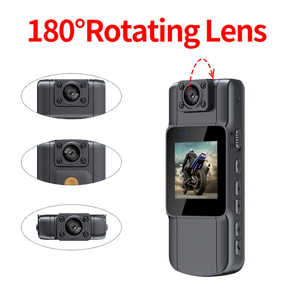 Smart camera 2K high-definition with screen conference scene recorder night vision chest-worn sports outdoor camera230830