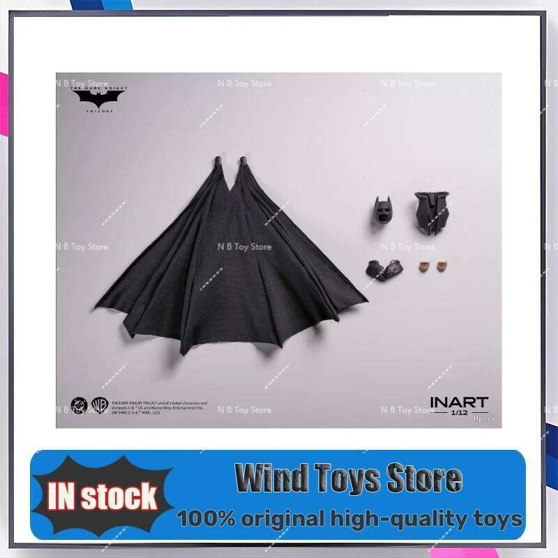 In Stock 24-hour Shipping INART Dark Knight Bat Men 1/12 Action Model Collectable Toy Figures Accessories Pack J260630 - view 3