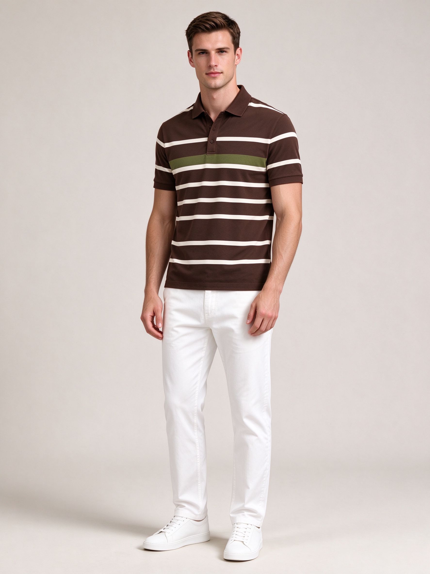 Men's Short Sleeve Polo Shirt - Casual Sportswear for Summer - view 6