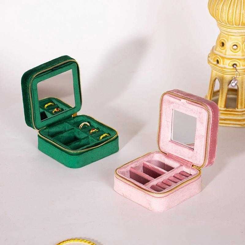 Luxury Jewelry Box, High-End Exquisite Jewelry Storage Case, Portable Jewelry Pouch L260904 - view 3
