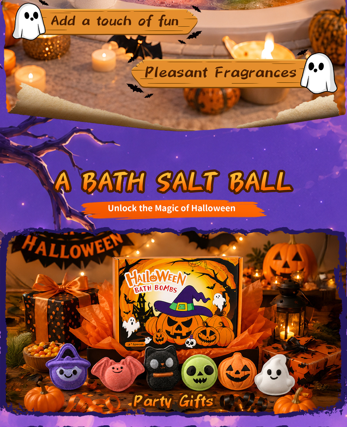 Bath Bombs, Scented Fizzy Bath Bombs, Bath Fizzies, Fun Colorful Bath Bomb for Spa and Self Care, Multiple Scents, Wholesale and Retail - view 8