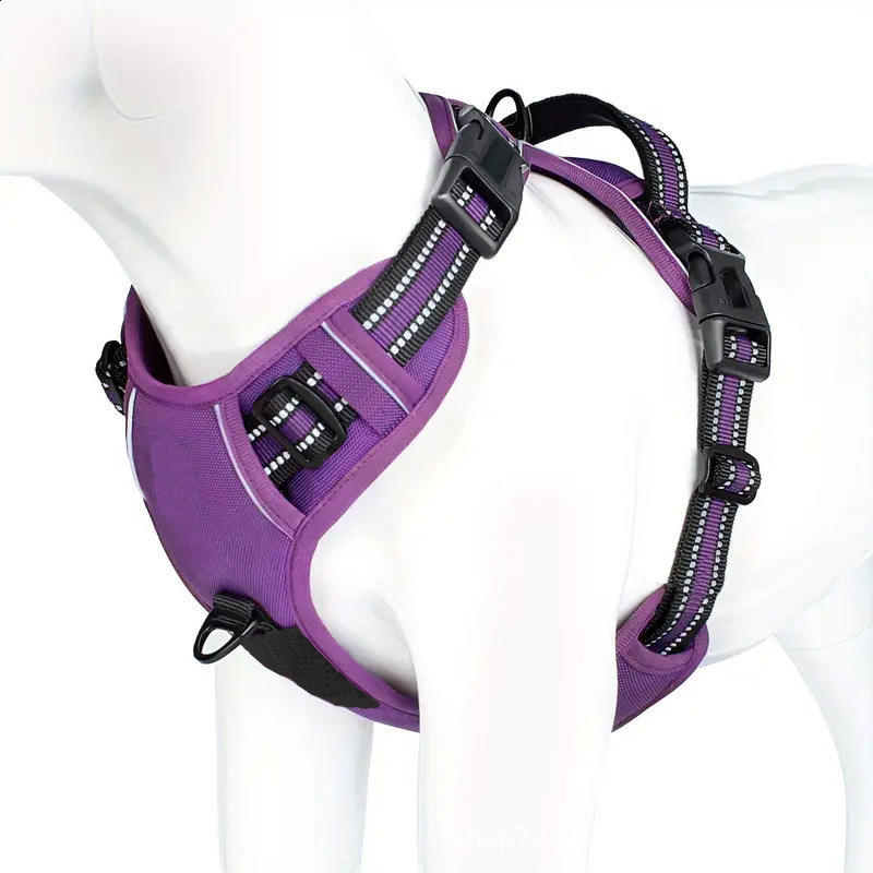 No Pull Dog Harness Adjustable Soft Padded Pet Vest with Easy Control Handle 260828 - view 7