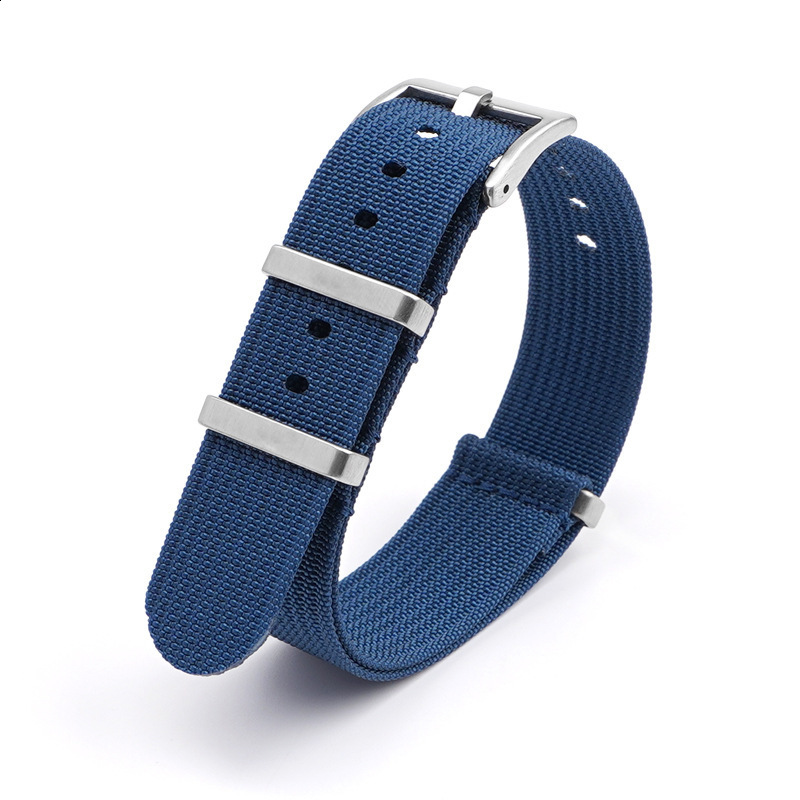 Ribbed Nylon Watch Strap 18mm 20mm 22mm Qucik Release Straps Military Sports Watchband Fabric for Smart 260403 - view 9