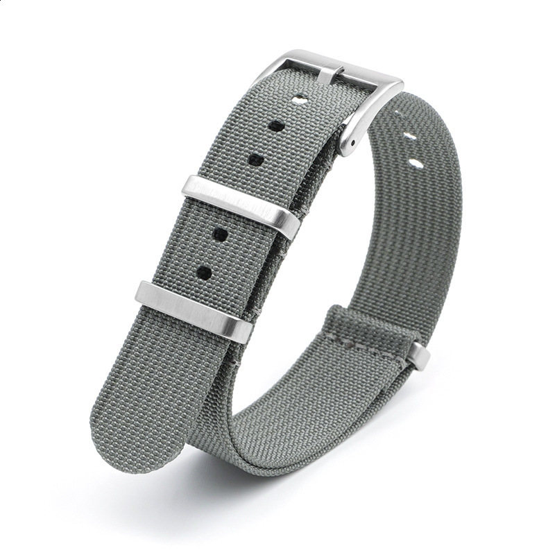 Ribbed Nylon Watch Strap 18mm 20mm 22mm Qucik Release Straps Military Sports Watchband Fabric for Smart 260403 - view 8