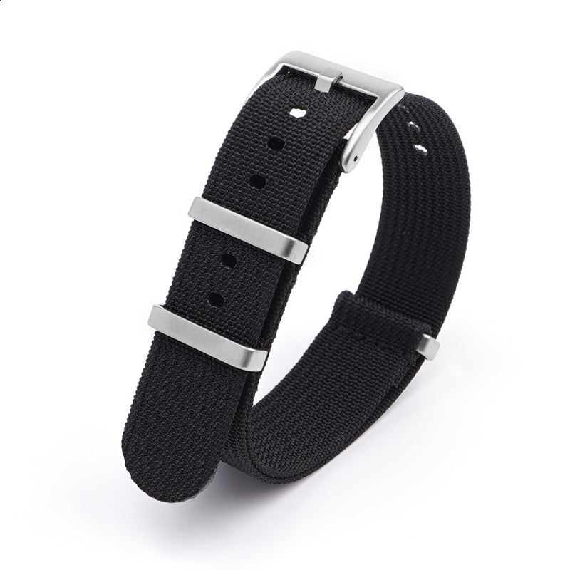 Ribbed Nylon Watch Strap 18mm 20mm 22mm Qucik Release Straps Military Sports Watchband Fabric for Smart 260403 - view 7