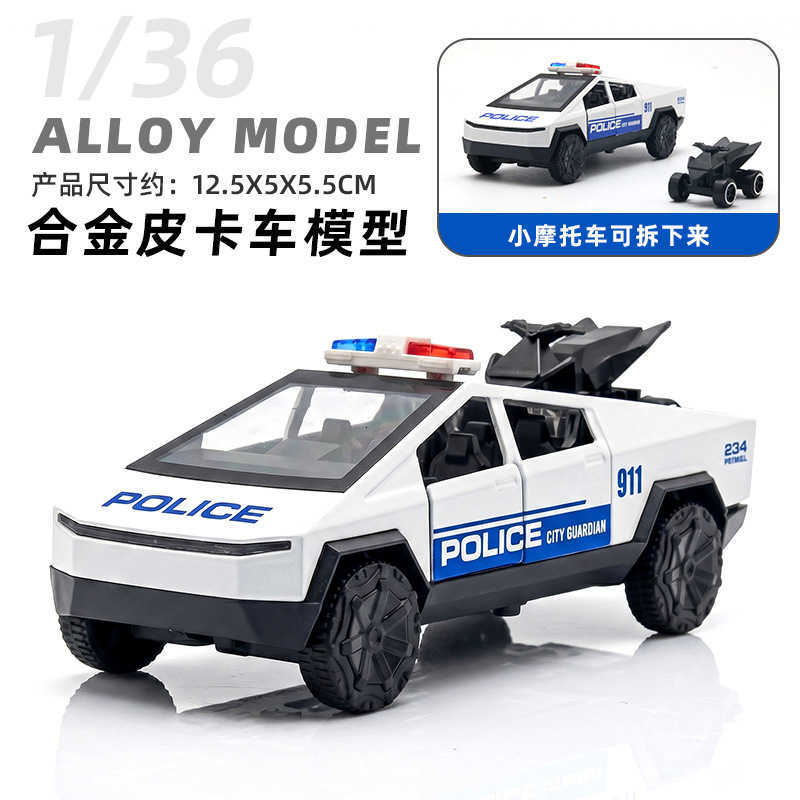 Boxed alloy off-road vehicle model children's racing car toy boy's small car model decorative item gift Q261006