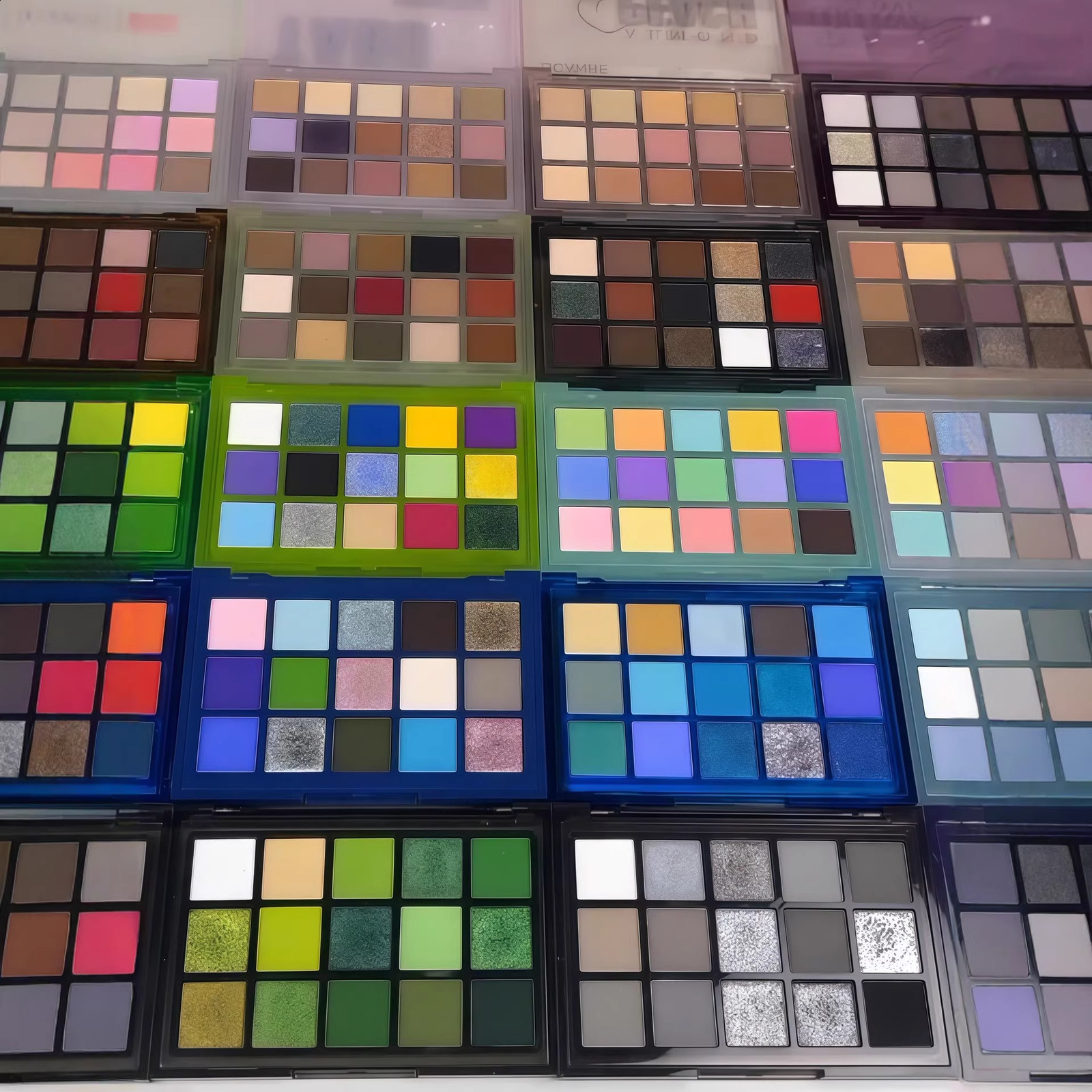 Black Smokey Eyeshadow Palette 15 Colors Punk StyleNeutral Eye Make up Shimmer Pearly Sequin Eyeshadow 240709 - view 4