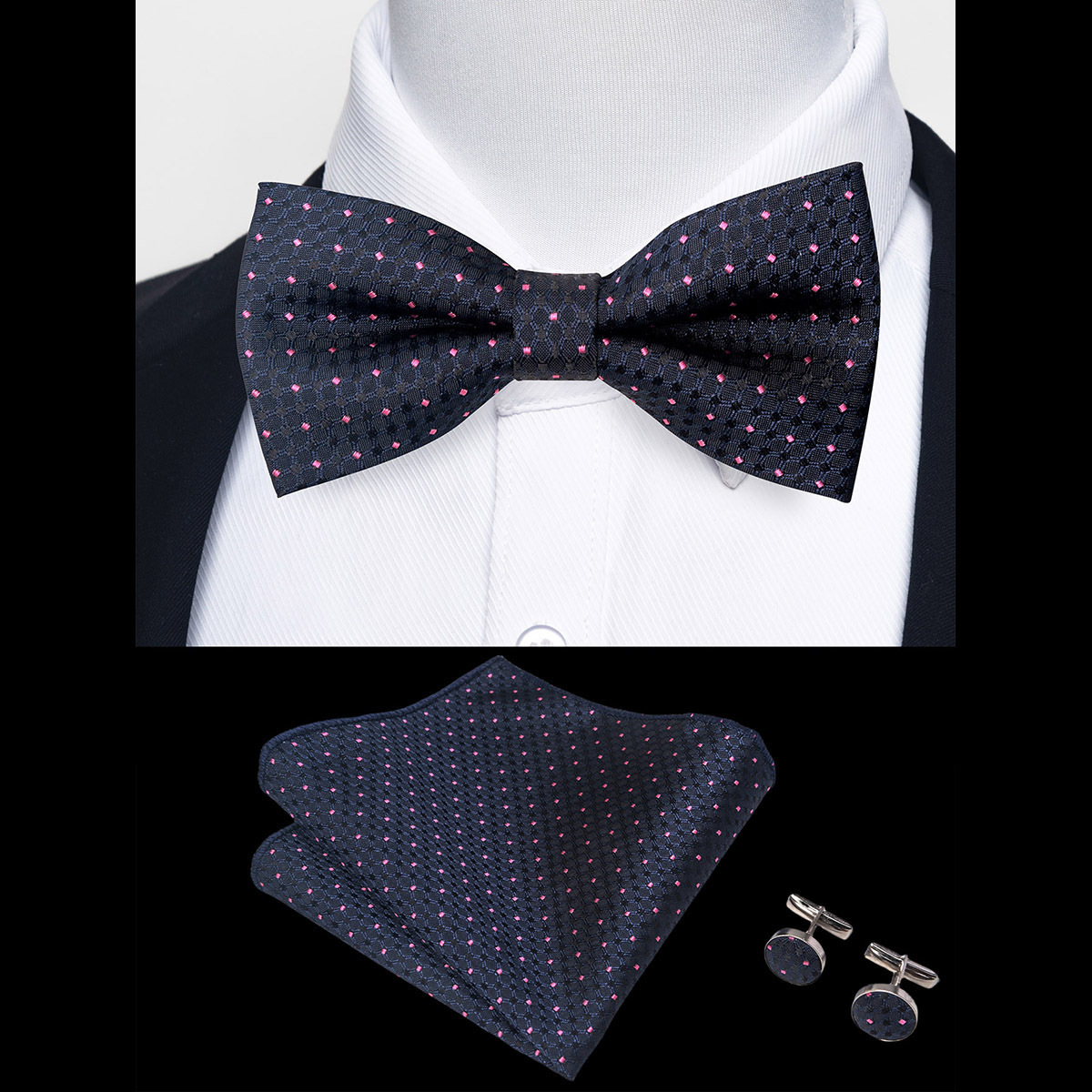 Men's Bow Tie Groom Host Formal Suit Korean Style Trendy Set Guangzhou 251015 - view 3