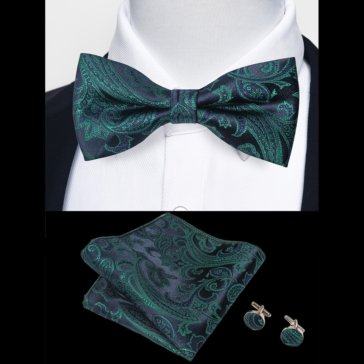 Men's Bow Tie Groom Host Formal Suit Korean Style Trendy Set Guangzhou 251015 - view 4