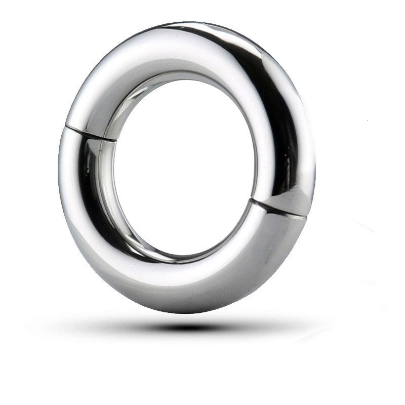 Scrotum and penis 2 pendants 0 stainless steel male magnet strong magnetic penis magnet D-shaped half ring 141 metal 240106 - view 5