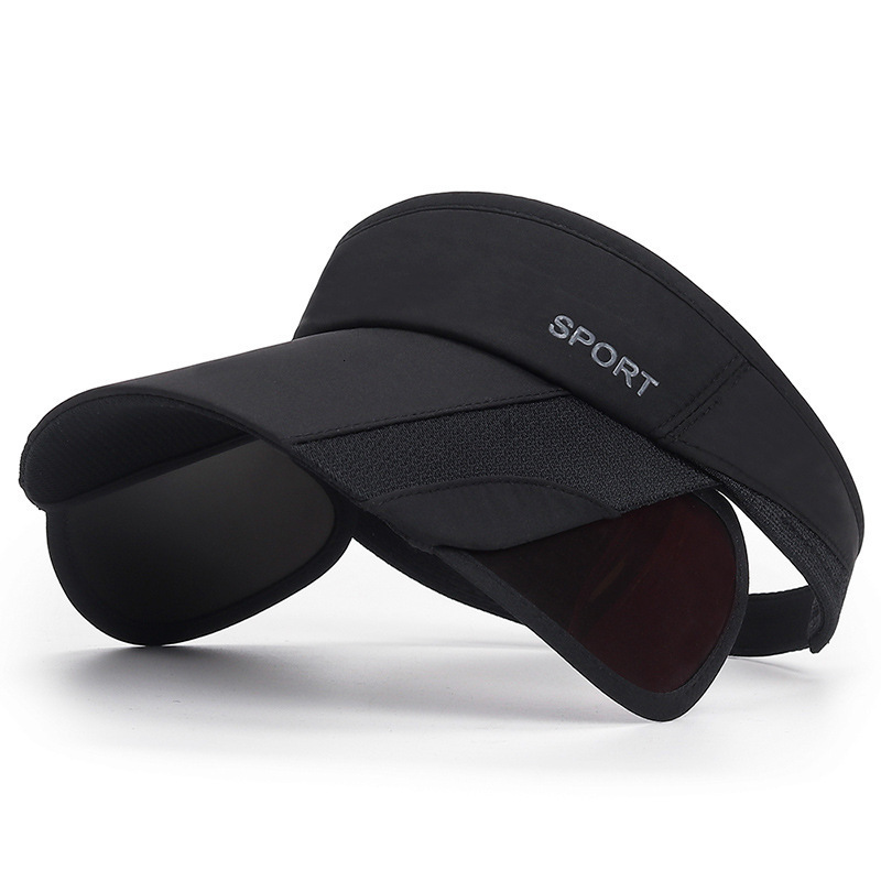 New Retractable Visor Female Summer Sun Empty Top Hat Riding Outdoor Sports Cap UV Sun Hat Woman Beach Hat Fishing Cap Y200602 - view 7