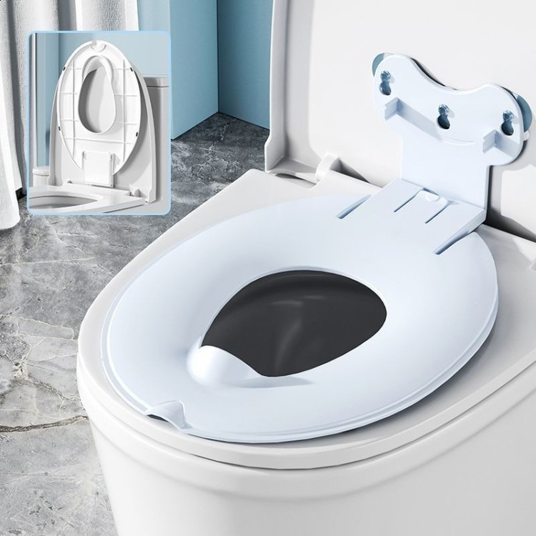 Children's Foldable Toilet Seat Universal for Boys and Girls Splash-Proof Portable Storage Outdoor Cushion 260311 - view 9