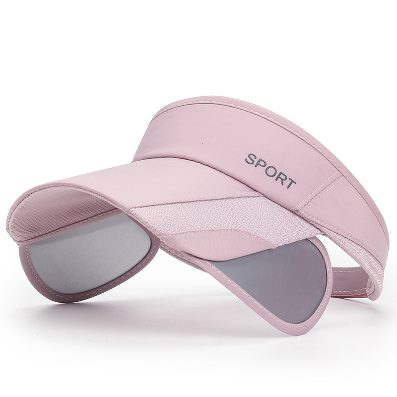 New Retractable Visor Female Summer Sun Empty Top Hat Riding Outdoor Sports Cap UV Sun Hat Woman Beach Hat Fishing Cap Y200602 - view 9