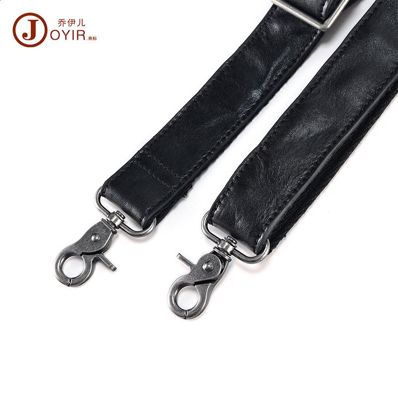 Genuine Leather Women Men Wide Shoulder Bag Strap Cowhide Crossbody Ladies Replacement Belt Purse Handle Bag Part Accessories - view 3
