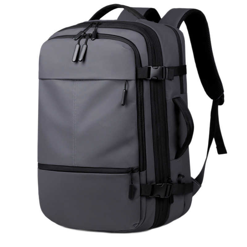 Business style backpack - new trendy large capacity travel bag - casual men's waterproof computer backpack - male student schoolbag H261008 - view 6