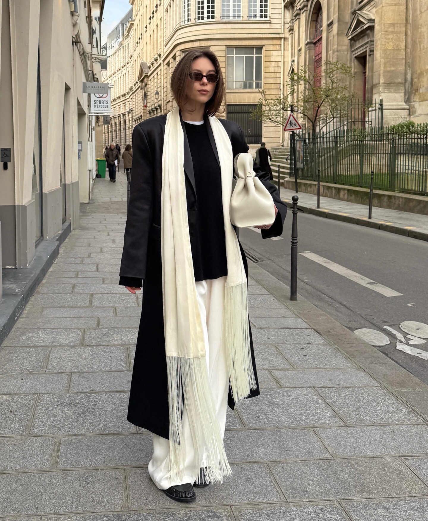 Fringed Satin Long Scarf Narrow Edge Soft Chic Solid Tassels Belts 2026 Elegant Oriental Street Waist Accessory 260514 - view 8