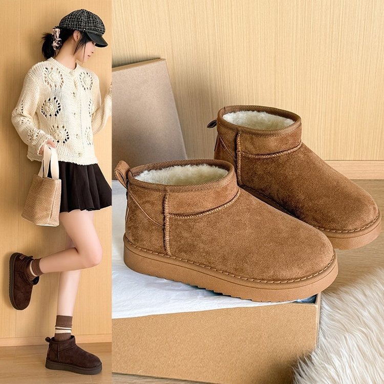 Free Worldwide Shipping luxury designer Women man Big Size Ladies Snow Boots Daily Outdoor Booties - view 4