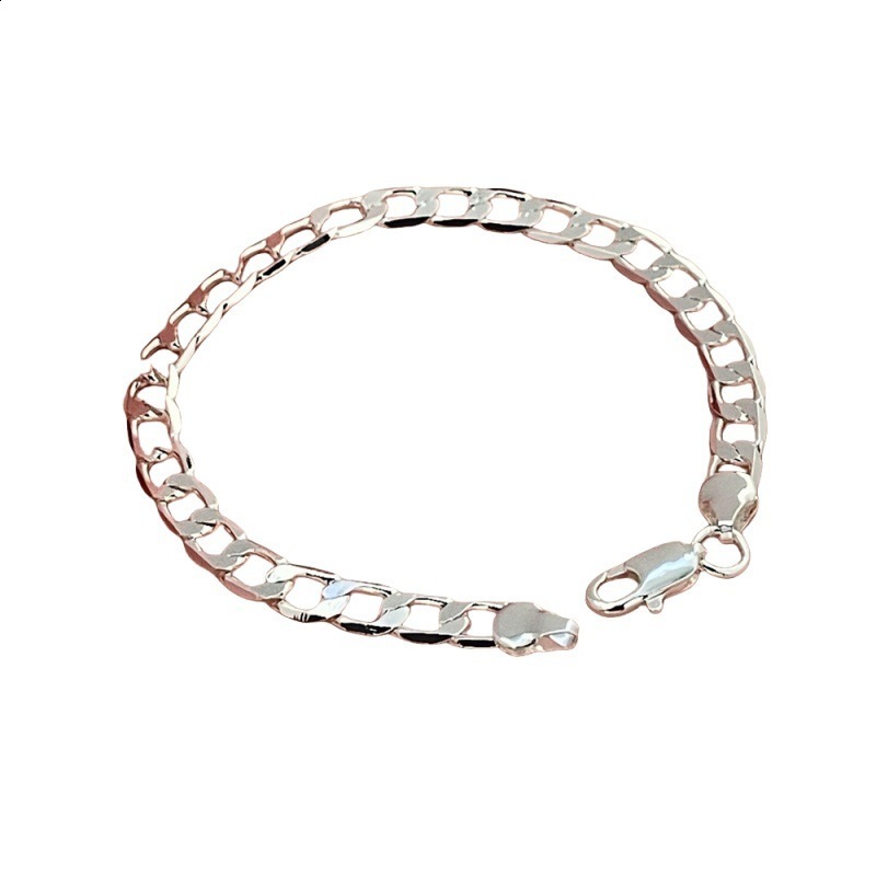 Copperplated 925 silver jewelry 412MM 2023CM onepiece bracelet TEMU Xiyin TK 260415 - view 6