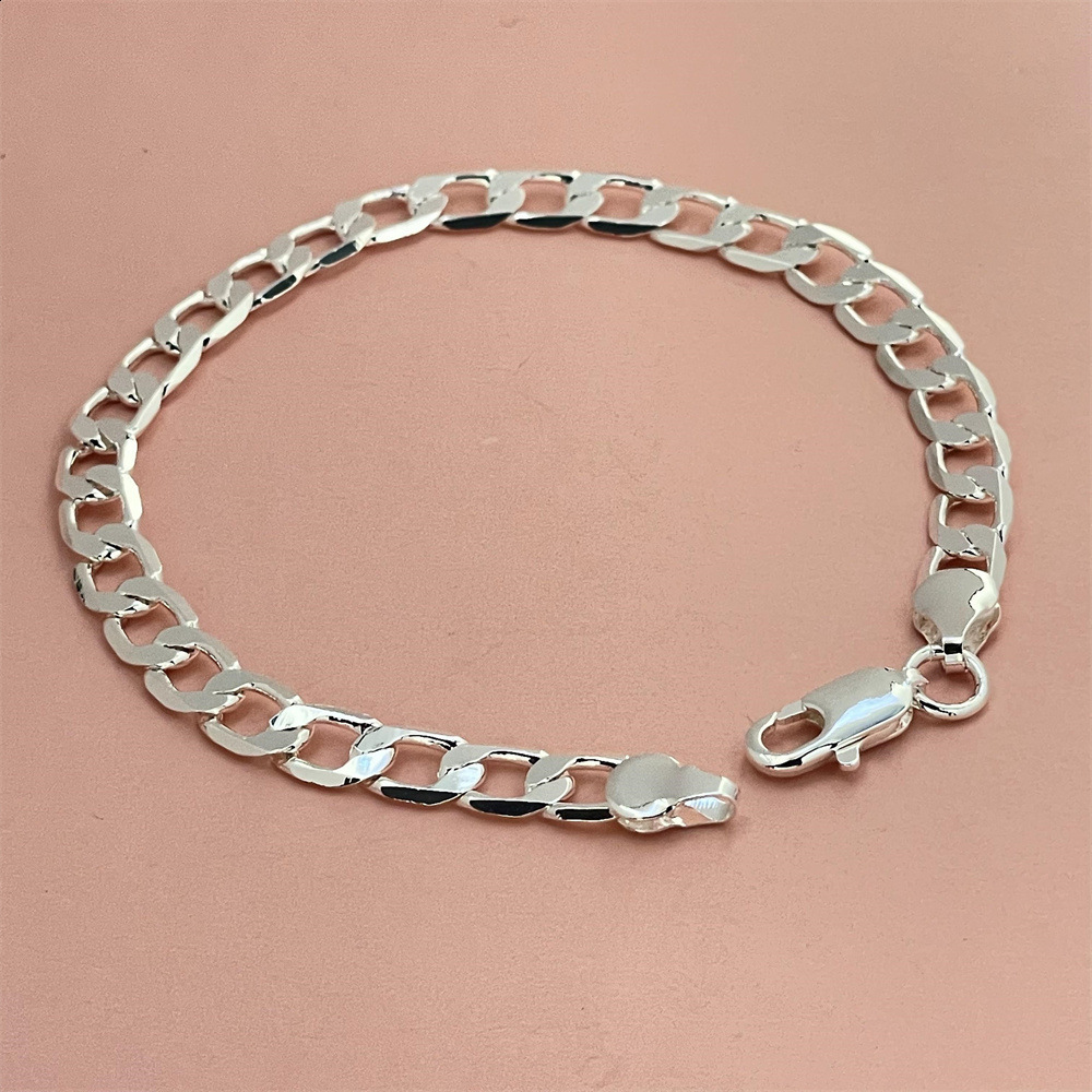 Copperplated 925 silver jewelry 412MM 2023CM onepiece bracelet TEMU Xiyin TK 260415