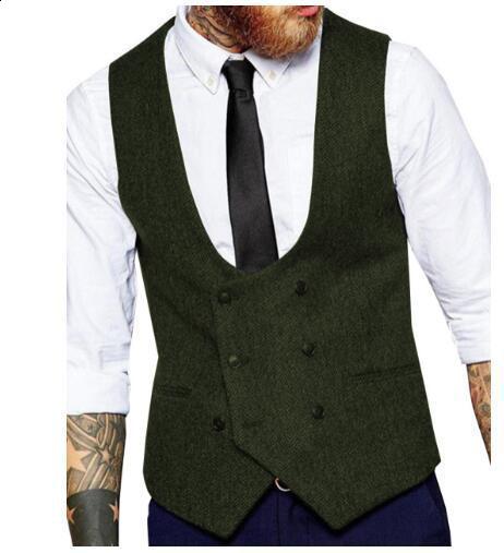 XS-6XL mens ultra-thin suit mens suit vest mens Burgundy velvet vest mens casual sleeveless formal business vest 240814 - view 9