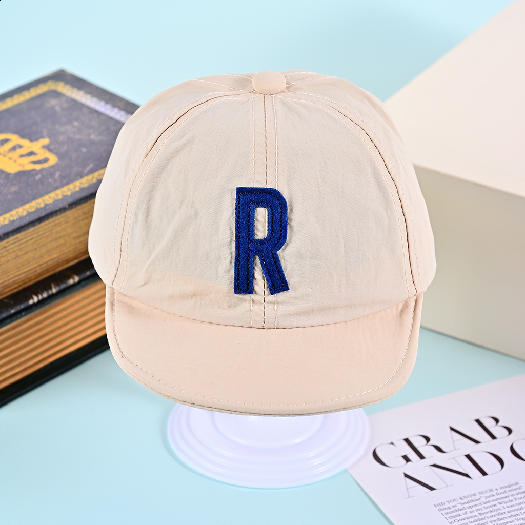 Children's soft-brim baseball cap with letter embroidery baby duckbill cap thin spring/summer style breathable and sun-protective hat for infants - view 7