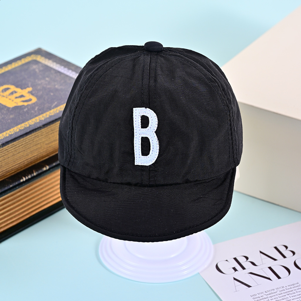 Children's soft-brim baseball cap with letter embroidery baby duckbill cap thin spring/summer style breathable and sun-protective hat for infants - view 5
