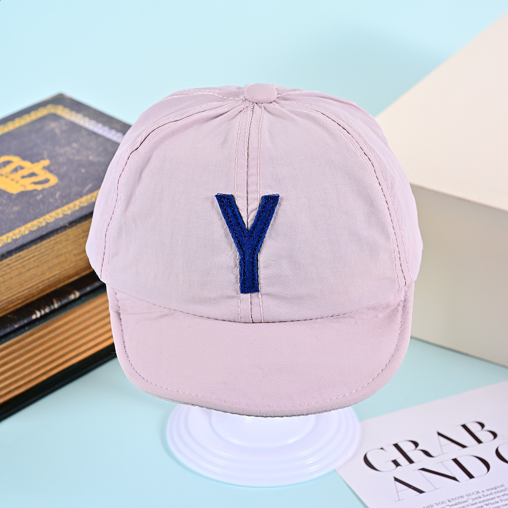 Children's soft-brim baseball cap with letter embroidery baby duckbill cap thin spring/summer style breathable and sun-protective hat for infants - view 4