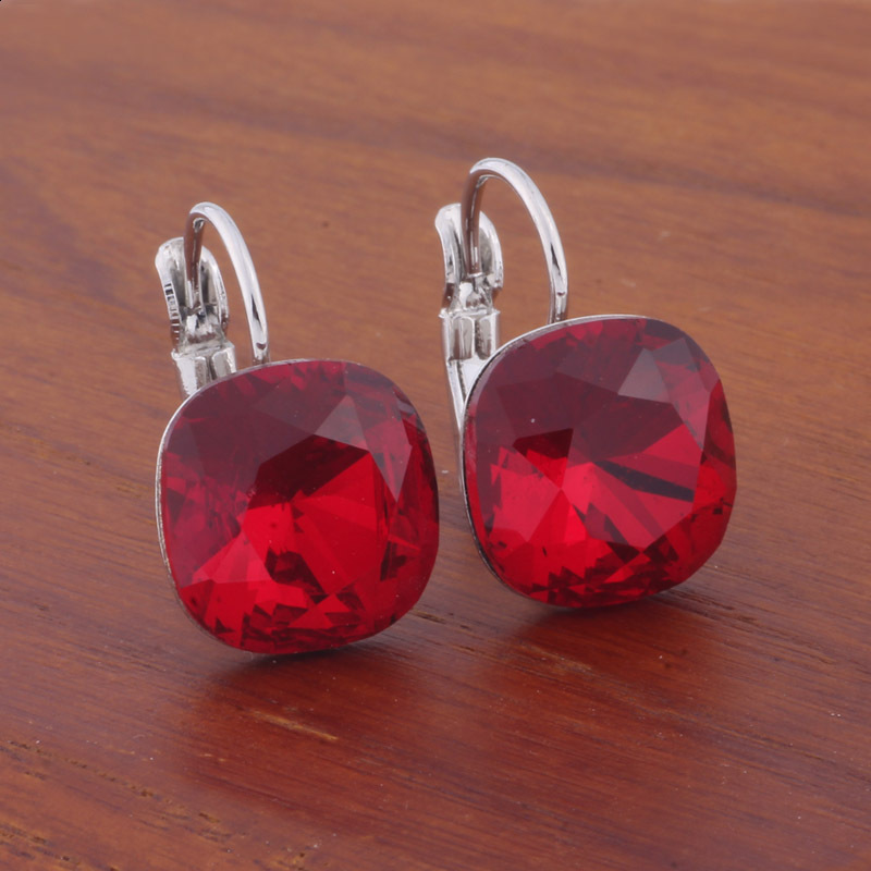 Trend Crystal Fashion Drop Earring uses to n pendant earrings for girls parties in the square Christmas Bijoux 240927 - view 9