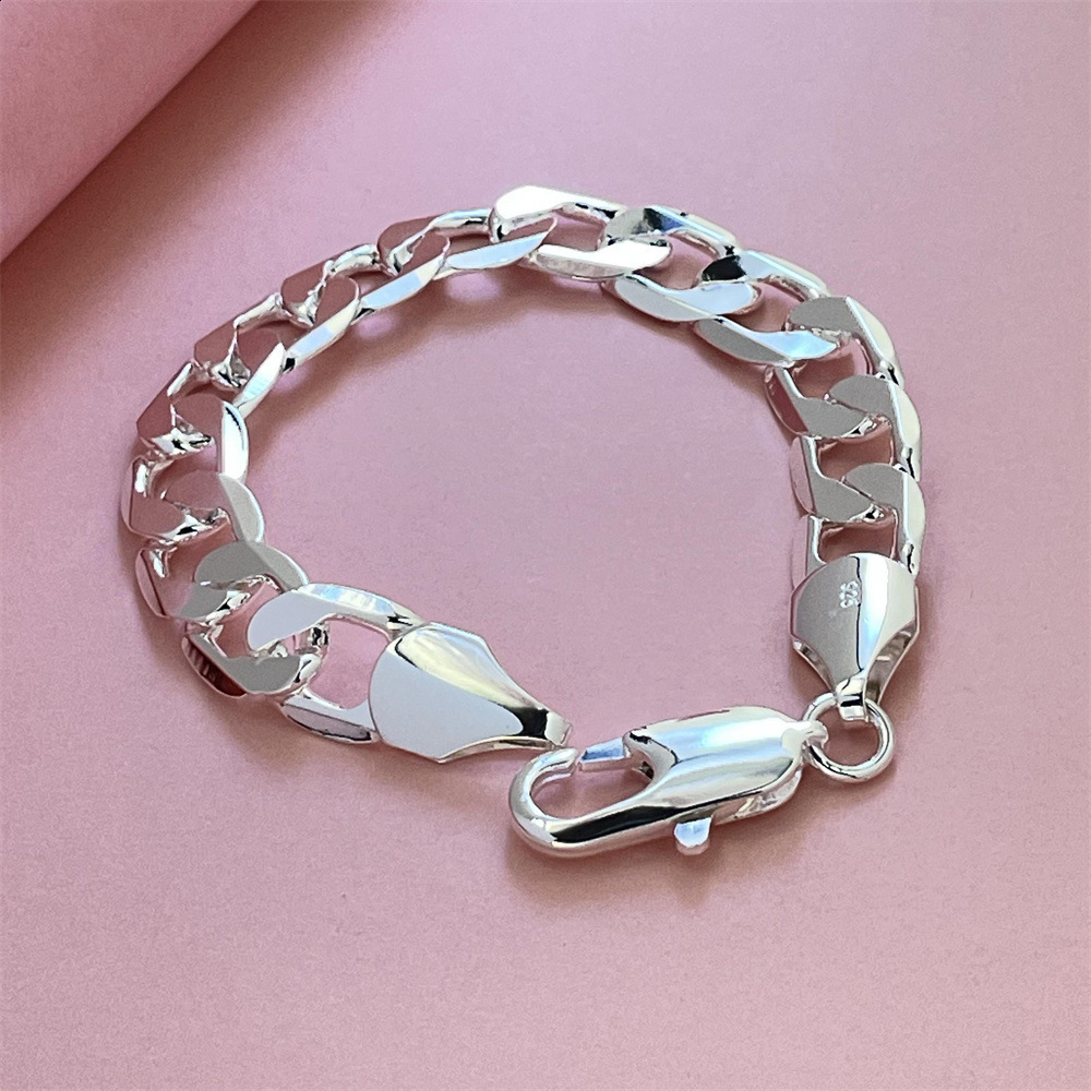 Copperplated 925 silver jewelry 412MM 2023CM onepiece bracelet TEMU Xiyin TK 260415 - view 4