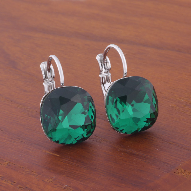 Trend Crystal Fashion Drop Earring uses to n pendant earrings for girls parties in the square Christmas Bijoux 240927 - view 8