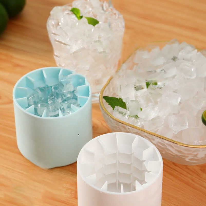 Ice bucket ice cube mold, large ice cube tray, large-sized small silicone ice-making mold box, capacity, making an ice freezing wonder, food grade Q26 - view 4