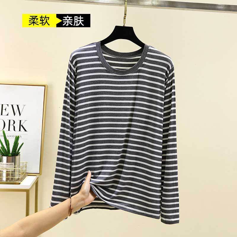 Black white striped UNISEX long sleeved Tshirt Fashion Autumn t shirt for man Cotton elasticity Tshirt Casual y2k men clothing 251103 - view 5