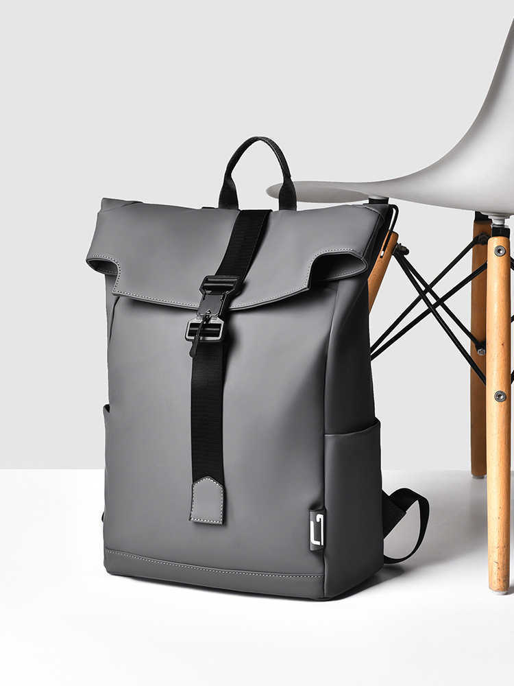 Black 1017 ALYX 9SM Backpacks Large Capacity Drawstring Nylon Function Tactical Metal Socket Letter Flip Bucket BagsW251118 - view 4