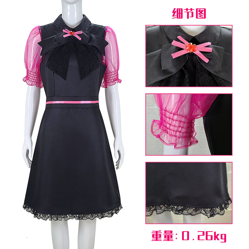 Monster Fantasy High Draculaura Cosplay Spectra Vondergeist Costume Adult Women Shoes Boot Outfits Halloween Carnival Suit 260901 - view 8