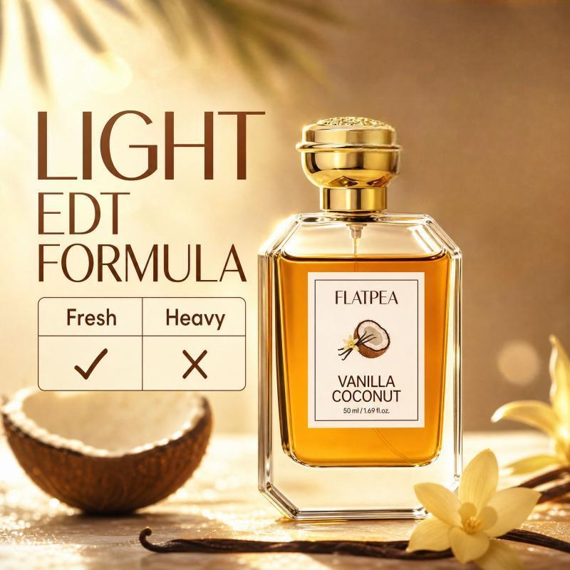 Coconut Vanilla Perfume Spray 50mL EDT Perfume for Women Fresh Fruity Scent - view 7