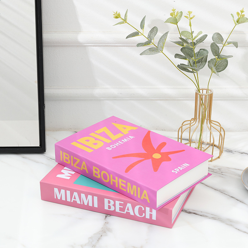 Travel Series Fake Book Decoration Coffee Table Decoration Living Room Fashion Prop Books Home Decoration Model Room IBIZA 260702 - view 5