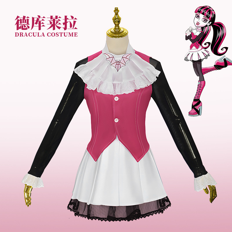 Monster Fantasy High Draculaura Cosplay Spectra Vondergeist Costume Adult Women Shoes Boot Outfits Halloween Carnival Suit 260901 - view 3