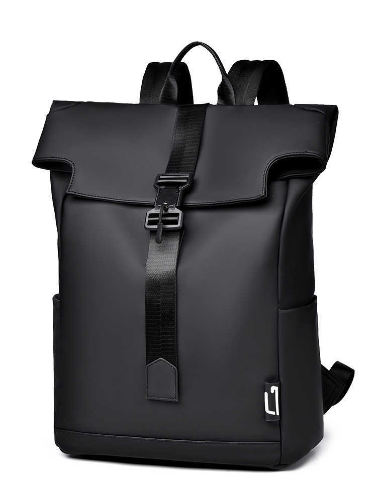 Black 1017 ALYX 9SM Backpacks Large Capacity Drawstring Nylon Function Tactical Metal Socket Letter Flip Bucket BagsW251118 - view 7