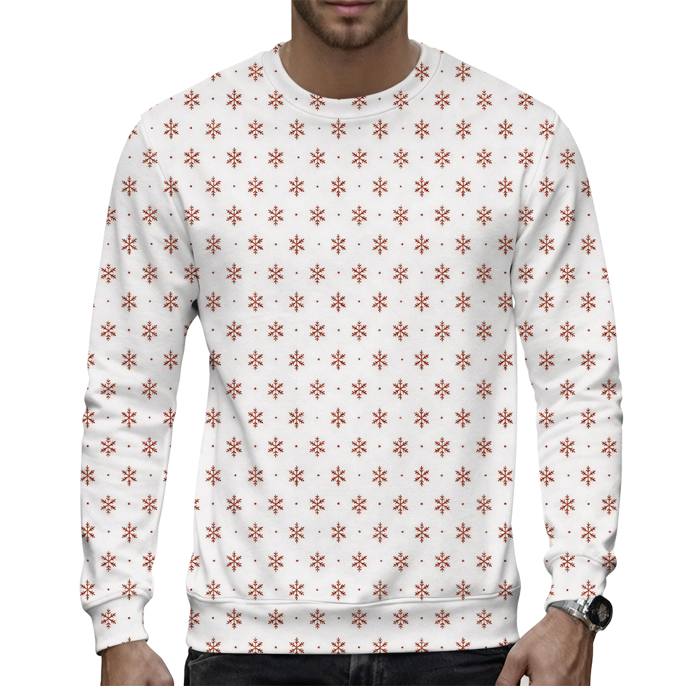 Stylish Unisex Long Sleeve Sweater with Comfortable Crew Collar for Everyday Wear - view 3