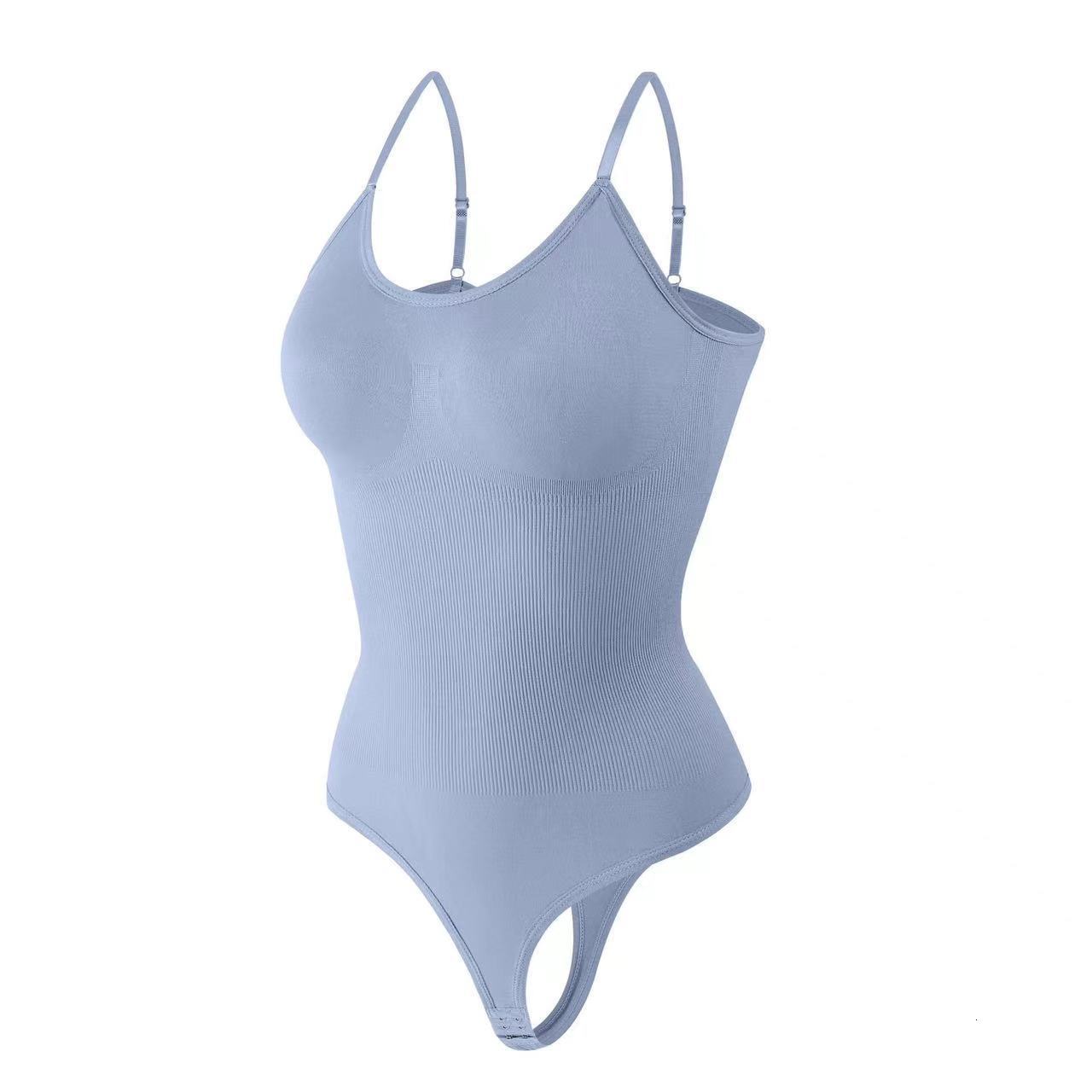 Seamless Shapewear For Women, Featuring A Tummy-Control, Hip-Lifting, And Body-Shaping Design, With Elastic, Tight-Fitting, And A Halter-Neck, Thong-S - view 3