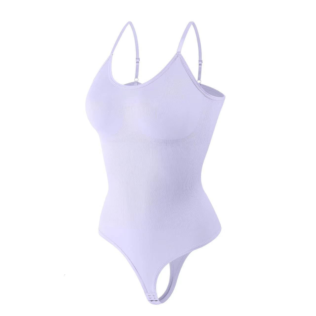 Seamless Shapewear For Women, Featuring A Tummy-Control, Hip-Lifting, And Body-Shaping Design, With Elastic, Tight-Fitting, And A Halter-Neck, Thong-S - view 1